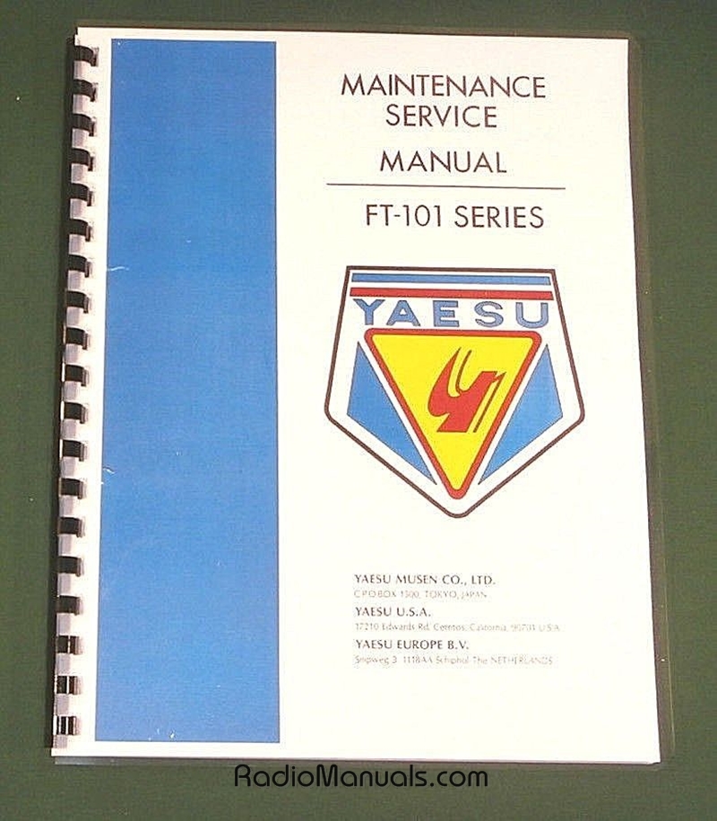 Yaesu FT-101E Service Manual - Click Image to Close